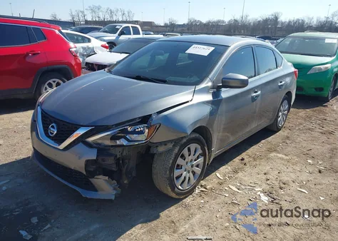 2017 Nissan Sentra Sv z USA, uszkodzony, nr VIN 3N1AB7AP3HY338564